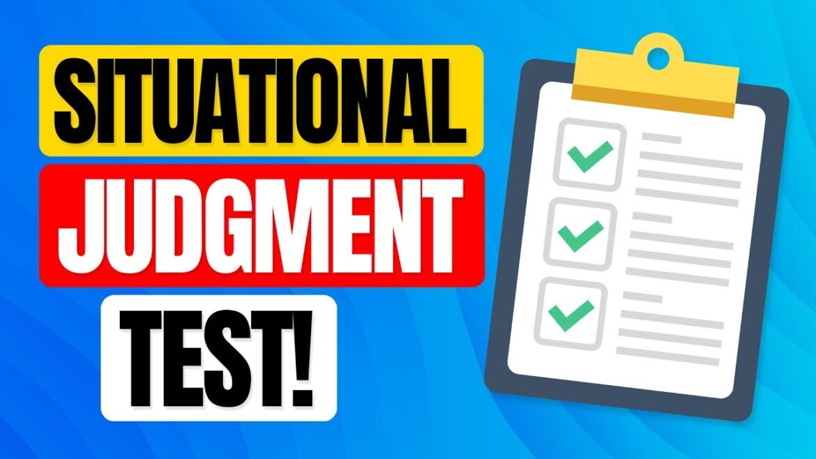 Situational Judgement Tests