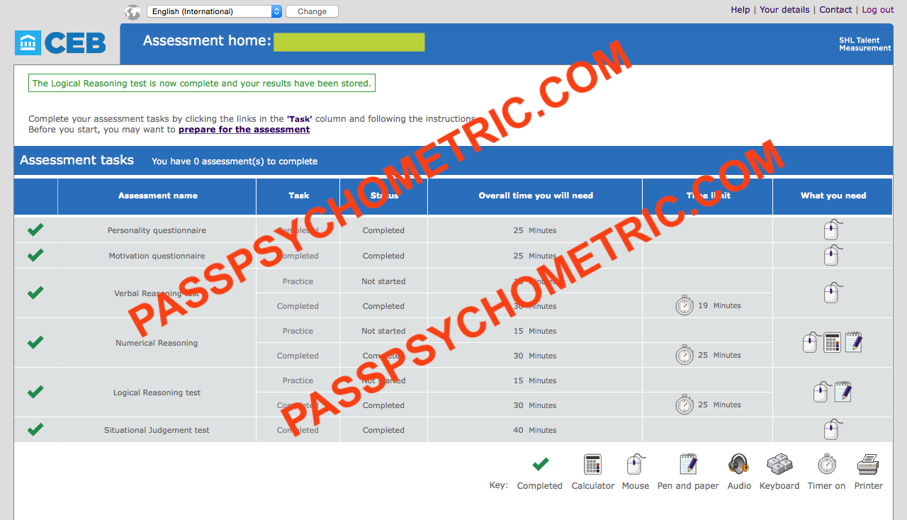 SHL - All Assessments Complete - passpsychometric