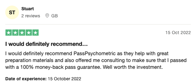 PassPsychometric Review
