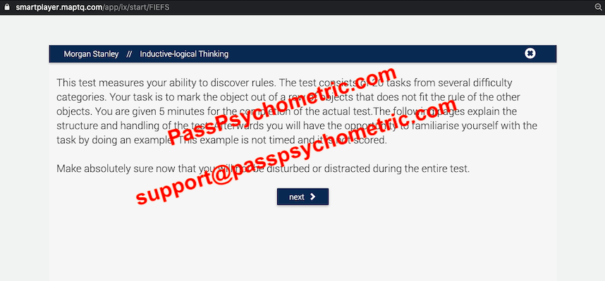 Morgan stanley - maptq cut-e - numerical reasoning test