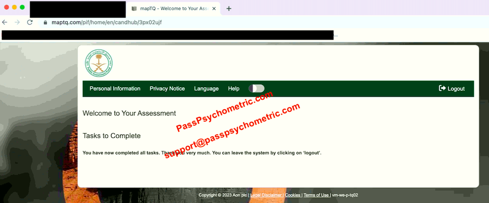 maptq cute psychometric tests