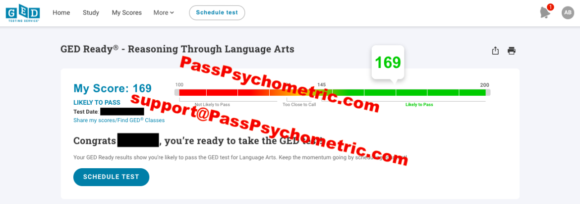 GED Language Arts - PASS GED - PassPsychometric