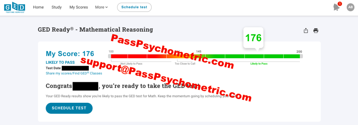 GED Mathematical Reasoning - PASS GED - PassPsychometric