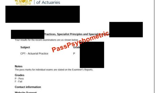 CP1 IFOA EXAM ACTUARIAL